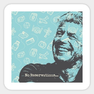 Anthony, No Reservations Sticker